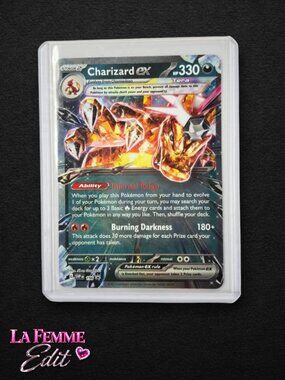 Pokemon Card Charizard EX SVP 196
